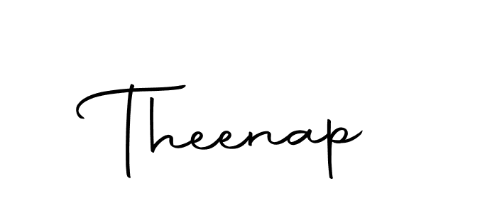 How to make Theenap signature? Autography-DOLnW is a professional autograph style. Create handwritten signature for Theenap name. Theenap signature style 10 images and pictures png