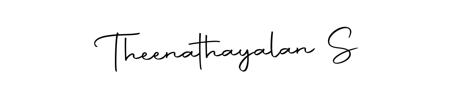 Use a signature maker to create a handwritten signature online. With this signature software, you can design (Autography-DOLnW) your own signature for name Theenathayalan S. Theenathayalan S signature style 10 images and pictures png