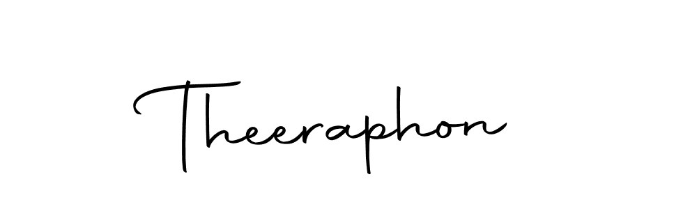 Design your own signature with our free online signature maker. With this signature software, you can create a handwritten (Autography-DOLnW) signature for name Theeraphon. Theeraphon signature style 10 images and pictures png