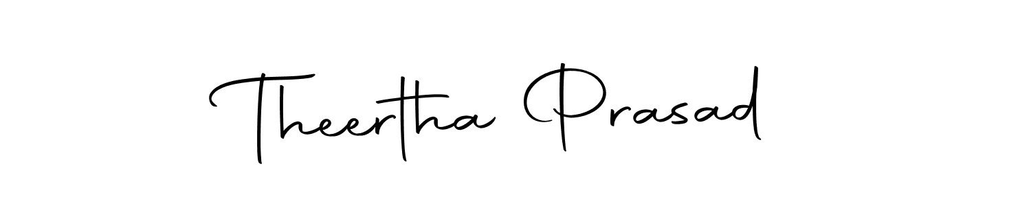 if you are searching for the best signature style for your name Theertha Prasad. so please give up your signature search. here we have designed multiple signature styles  using Autography-DOLnW. Theertha Prasad signature style 10 images and pictures png