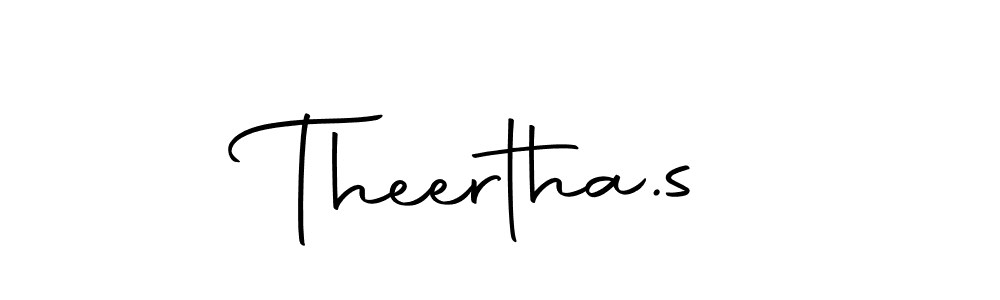 if you are searching for the best signature style for your name Theertha.s. so please give up your signature search. here we have designed multiple signature styles  using Autography-DOLnW. Theertha.s signature style 10 images and pictures png