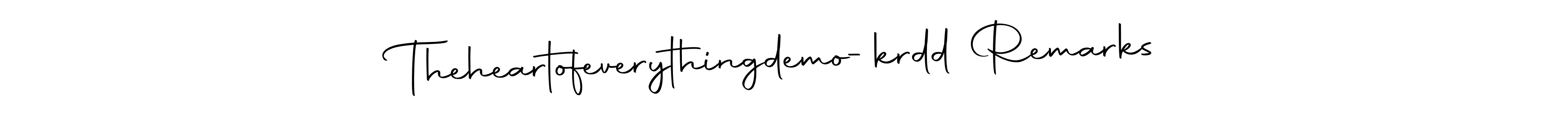 How to make Theheartofeverythingdemo-krdd Remarks signature? Autography-DOLnW is a professional autograph style. Create handwritten signature for Theheartofeverythingdemo-krdd Remarks name. Theheartofeverythingdemo-krdd Remarks signature style 10 images and pictures png