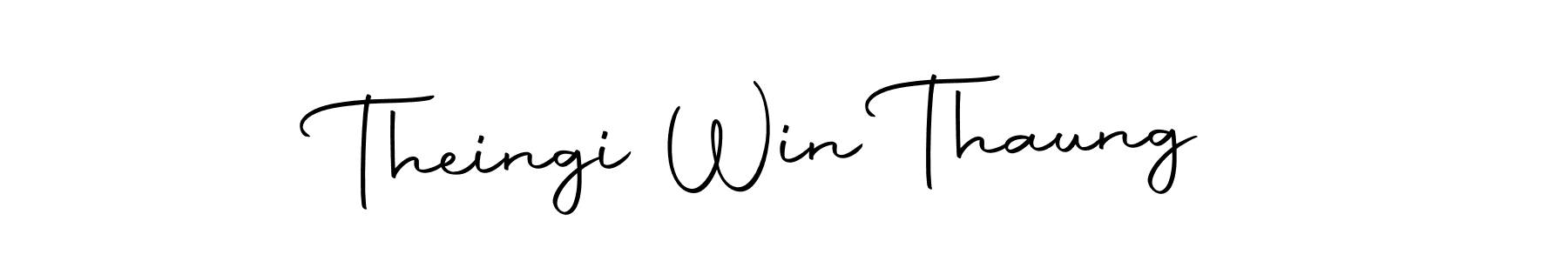 Create a beautiful signature design for name Theingi Win Thaung. With this signature (Autography-DOLnW) fonts, you can make a handwritten signature for free. Theingi Win Thaung signature style 10 images and pictures png