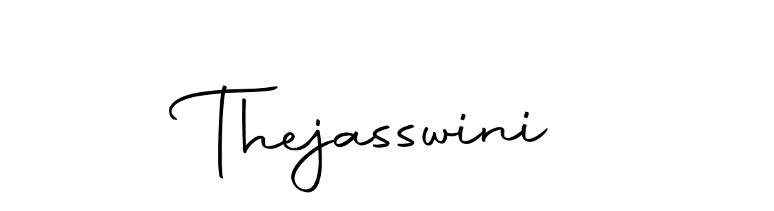 Create a beautiful signature design for name Thejasswini. With this signature (Autography-DOLnW) fonts, you can make a handwritten signature for free. Thejasswini signature style 10 images and pictures png