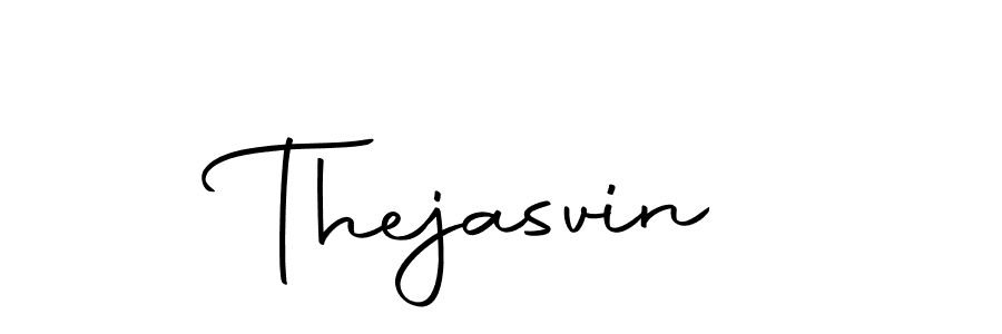 Use a signature maker to create a handwritten signature online. With this signature software, you can design (Autography-DOLnW) your own signature for name Thejasvin. Thejasvin signature style 10 images and pictures png
