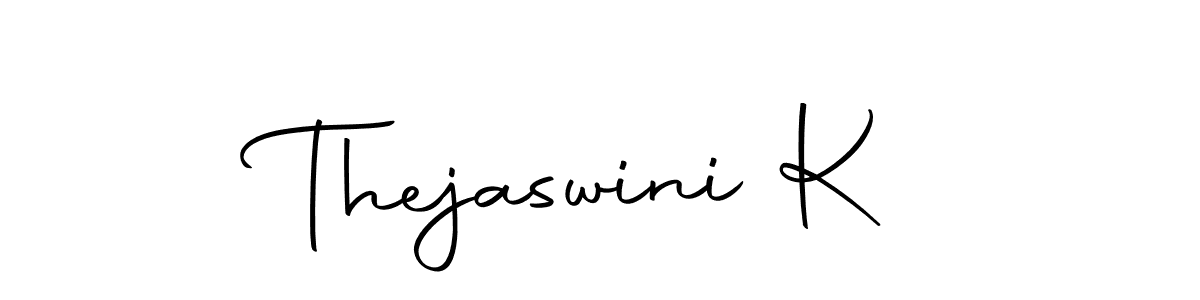 Make a short Thejaswini K signature style. Manage your documents anywhere anytime using Autography-DOLnW. Create and add eSignatures, submit forms, share and send files easily. Thejaswini K signature style 10 images and pictures png