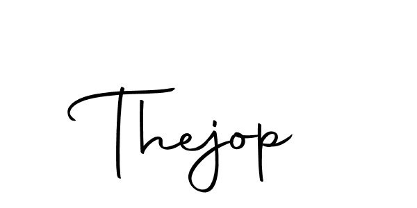 Design your own signature with our free online signature maker. With this signature software, you can create a handwritten (Autography-DOLnW) signature for name Thejop. Thejop signature style 10 images and pictures png