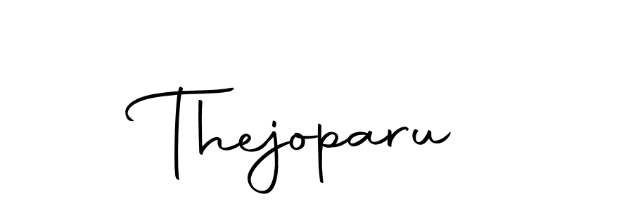Design your own signature with our free online signature maker. With this signature software, you can create a handwritten (Autography-DOLnW) signature for name Thejoparu. Thejoparu signature style 10 images and pictures png