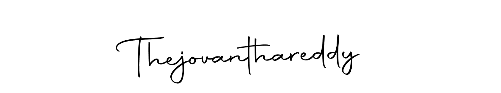 Use a signature maker to create a handwritten signature online. With this signature software, you can design (Autography-DOLnW) your own signature for name Thejovanthareddy. Thejovanthareddy signature style 10 images and pictures png