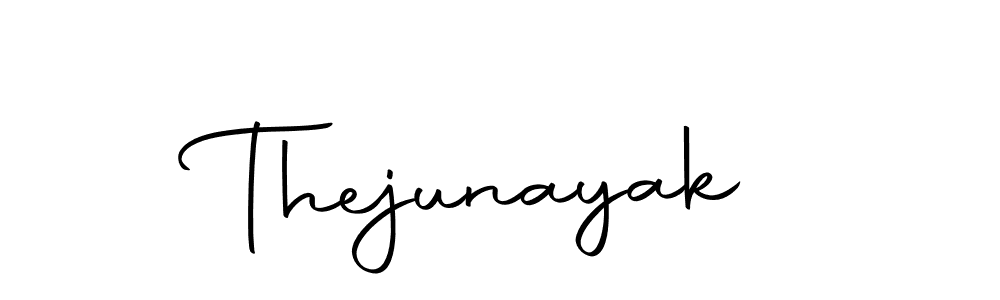 Also we have Thejunayak name is the best signature style. Create professional handwritten signature collection using Autography-DOLnW autograph style. Thejunayak signature style 10 images and pictures png