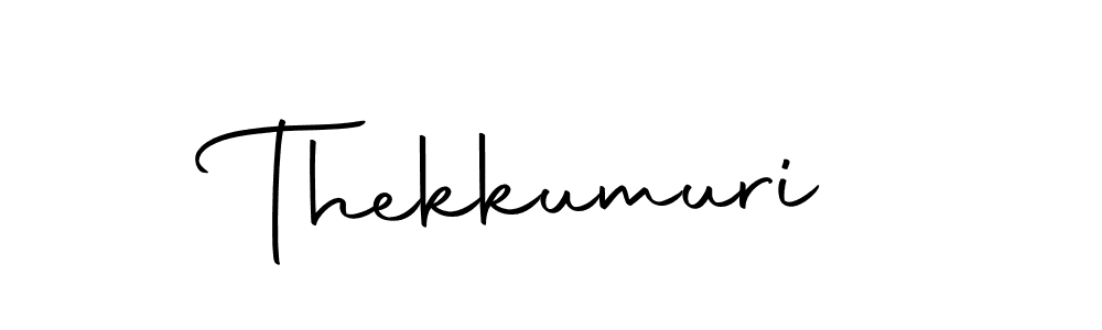 Design your own signature with our free online signature maker. With this signature software, you can create a handwritten (Autography-DOLnW) signature for name Thekkumuri. Thekkumuri signature style 10 images and pictures png