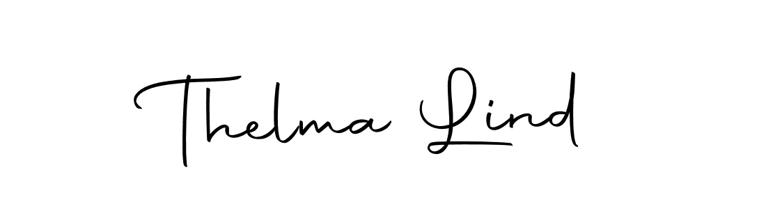 Create a beautiful signature design for name Thelma Lind. With this signature (Autography-DOLnW) fonts, you can make a handwritten signature for free. Thelma Lind signature style 10 images and pictures png