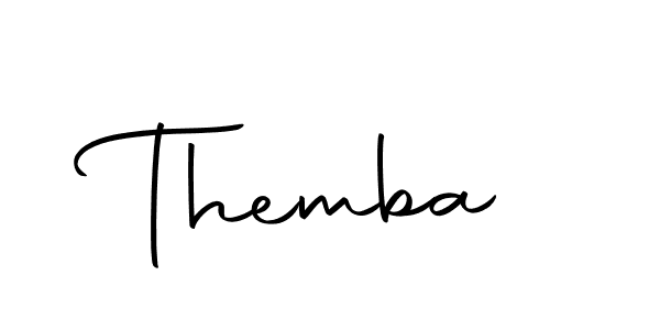 How to make Themba signature? Autography-DOLnW is a professional autograph style. Create handwritten signature for Themba name. Themba signature style 10 images and pictures png