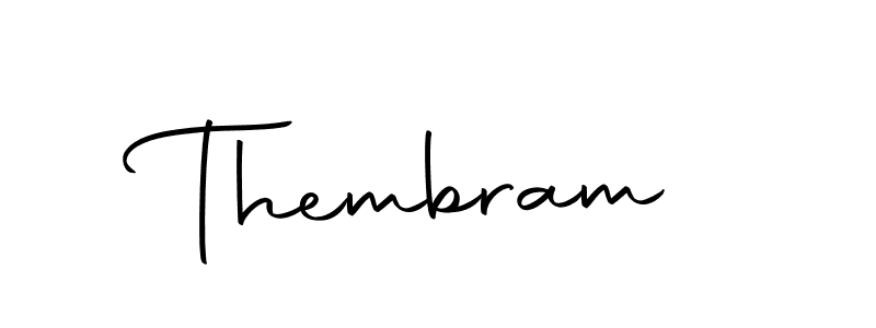 Also we have Thembram name is the best signature style. Create professional handwritten signature collection using Autography-DOLnW autograph style. Thembram signature style 10 images and pictures png