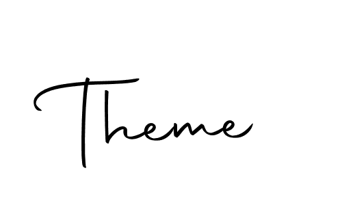 Make a beautiful signature design for name Theme. With this signature (Autography-DOLnW) style, you can create a handwritten signature for free. Theme signature style 10 images and pictures png