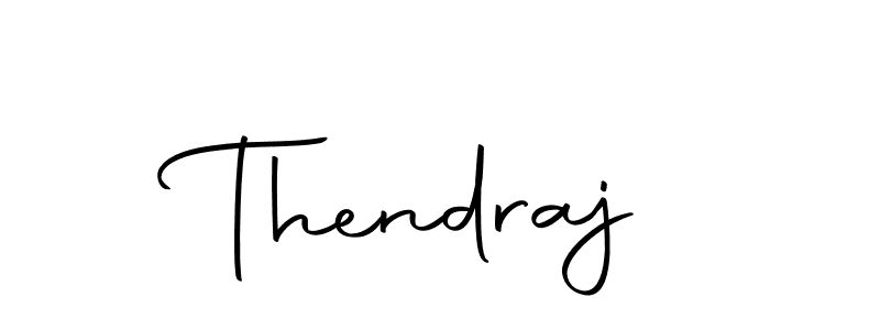 Design your own signature with our free online signature maker. With this signature software, you can create a handwritten (Autography-DOLnW) signature for name Thendraj. Thendraj signature style 10 images and pictures png