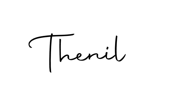 The best way (Autography-DOLnW) to make a short signature is to pick only two or three words in your name. The name Thenil include a total of six letters. For converting this name. Thenil signature style 10 images and pictures png