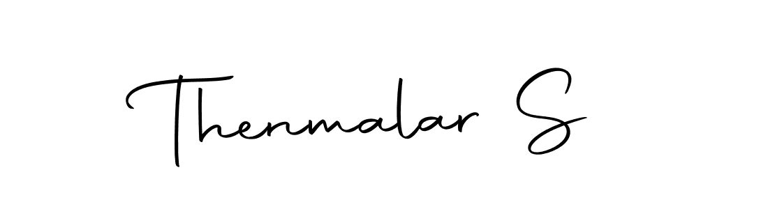 Make a beautiful signature design for name Thenmalar S. Use this online signature maker to create a handwritten signature for free. Thenmalar S signature style 10 images and pictures png