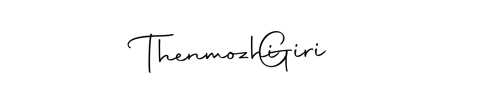 Also we have Thenmozhi   Giri name is the best signature style. Create professional handwritten signature collection using Autography-DOLnW autograph style. Thenmozhi   Giri signature style 10 images and pictures png