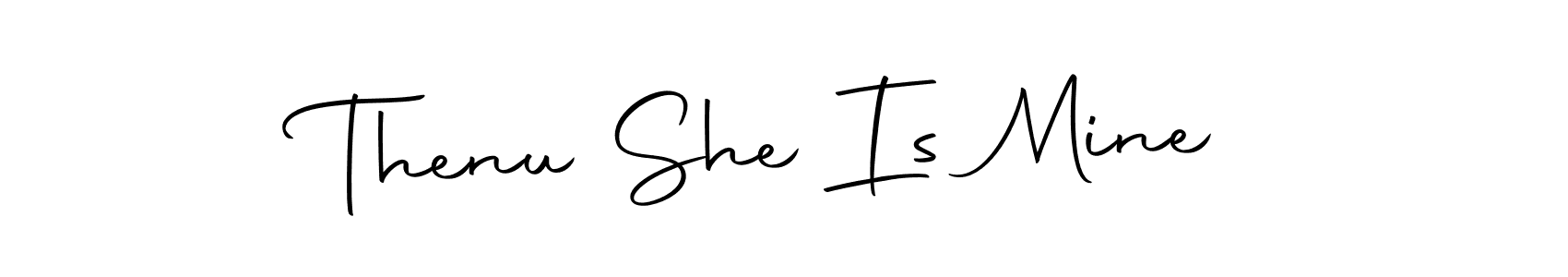 if you are searching for the best signature style for your name Thenu She Is Mine. so please give up your signature search. here we have designed multiple signature styles  using Autography-DOLnW. Thenu She Is Mine signature style 10 images and pictures png