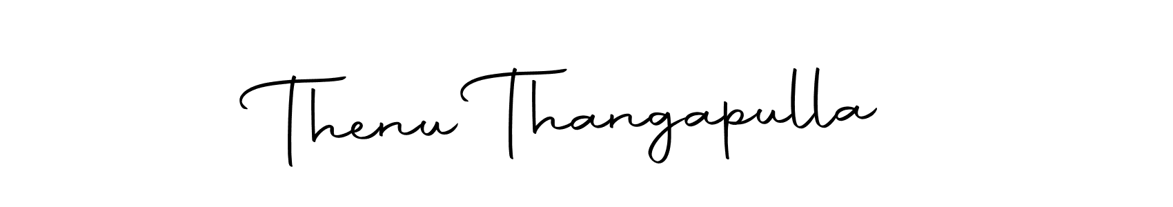 Use a signature maker to create a handwritten signature online. With this signature software, you can design (Autography-DOLnW) your own signature for name Thenu Thangapulla. Thenu Thangapulla signature style 10 images and pictures png