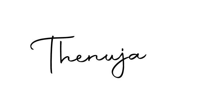 Use a signature maker to create a handwritten signature online. With this signature software, you can design (Autography-DOLnW) your own signature for name Thenuja. Thenuja signature style 10 images and pictures png