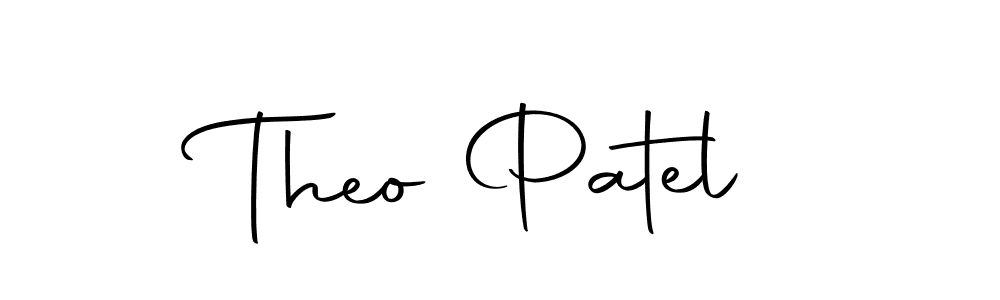 Theo Patel stylish signature style. Best Handwritten Sign (Autography-DOLnW) for my name. Handwritten Signature Collection Ideas for my name Theo Patel. Theo Patel signature style 10 images and pictures png