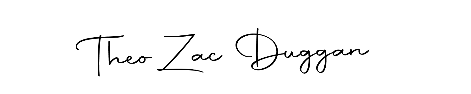 Make a short Theo Zac Duggan signature style. Manage your documents anywhere anytime using Autography-DOLnW. Create and add eSignatures, submit forms, share and send files easily. Theo Zac Duggan signature style 10 images and pictures png