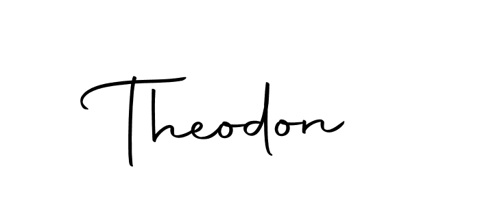 The best way (Autography-DOLnW) to make a short signature is to pick only two or three words in your name. The name Theodon include a total of six letters. For converting this name. Theodon signature style 10 images and pictures png