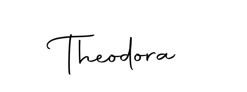 The best way (Autography-DOLnW) to make a short signature is to pick only two or three words in your name. The name Theodora include a total of six letters. For converting this name. Theodora signature style 10 images and pictures png