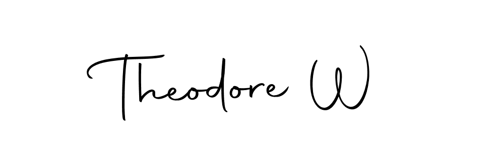 Also You can easily find your signature by using the search form. We will create Theodore W name handwritten signature images for you free of cost using Autography-DOLnW sign style. Theodore W signature style 10 images and pictures png