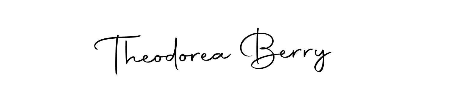 Design your own signature with our free online signature maker. With this signature software, you can create a handwritten (Autography-DOLnW) signature for name Theodorea Berry. Theodorea Berry signature style 10 images and pictures png