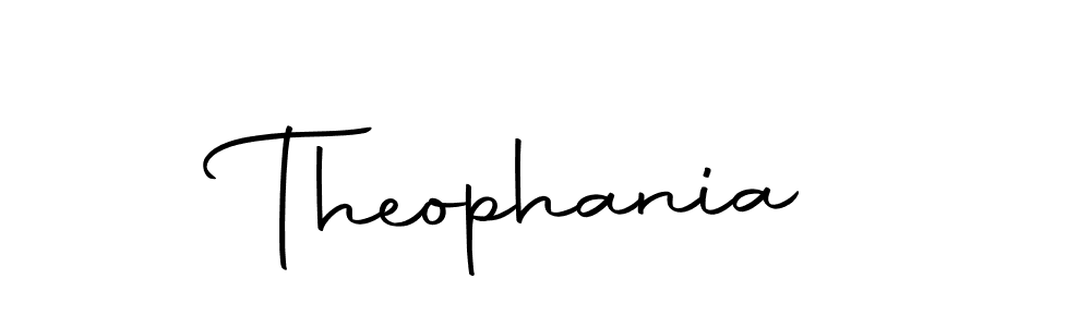 How to make Theophania signature? Autography-DOLnW is a professional autograph style. Create handwritten signature for Theophania name. Theophania signature style 10 images and pictures png