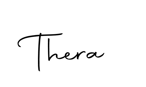 Create a beautiful signature design for name Thera. With this signature (Autography-DOLnW) fonts, you can make a handwritten signature for free. Thera signature style 10 images and pictures png