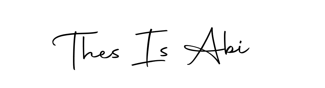 Similarly Autography-DOLnW is the best handwritten signature design. Signature creator online .You can use it as an online autograph creator for name Thes Is Abi. Thes Is Abi signature style 10 images and pictures png