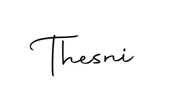 Use a signature maker to create a handwritten signature online. With this signature software, you can design (Autography-DOLnW) your own signature for name Thesni. Thesni signature style 10 images and pictures png