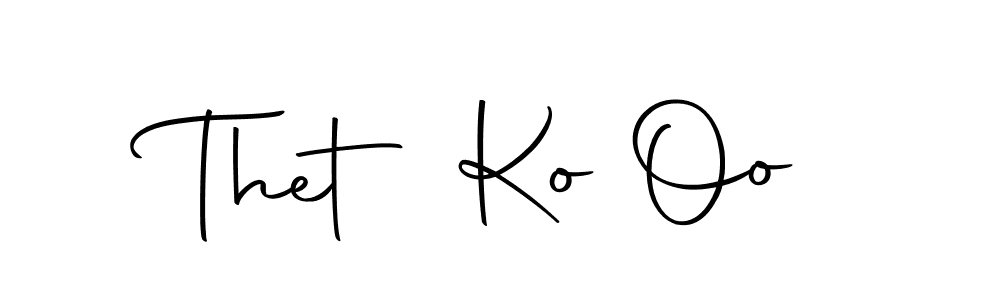 Thet Ko Oo stylish signature style. Best Handwritten Sign (Autography-DOLnW) for my name. Handwritten Signature Collection Ideas for my name Thet Ko Oo. Thet Ko Oo signature style 10 images and pictures png
