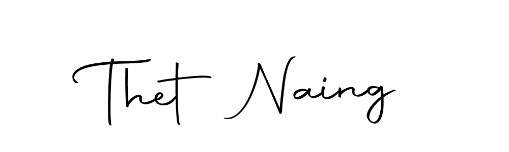 Make a beautiful signature design for name Thet Naing. Use this online signature maker to create a handwritten signature for free. Thet Naing signature style 10 images and pictures png