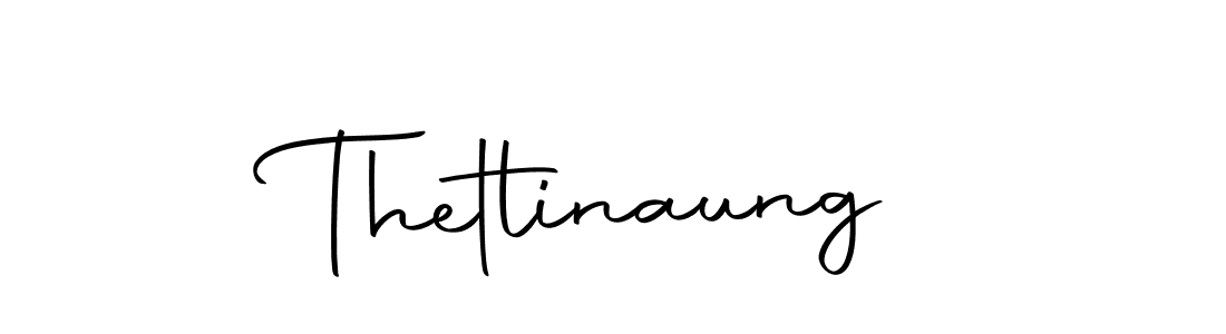 Create a beautiful signature design for name Thetlinaung. With this signature (Autography-DOLnW) fonts, you can make a handwritten signature for free. Thetlinaung signature style 10 images and pictures png