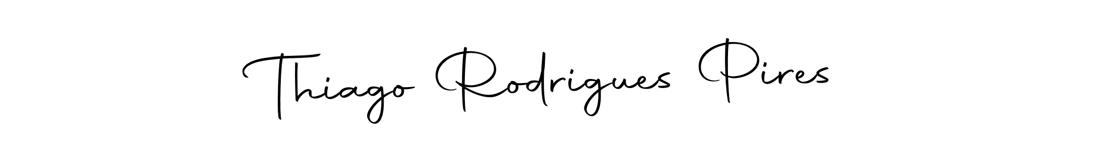 Make a beautiful signature design for name Thiago Rodrigues Pires. Use this online signature maker to create a handwritten signature for free. Thiago Rodrigues Pires signature style 10 images and pictures png