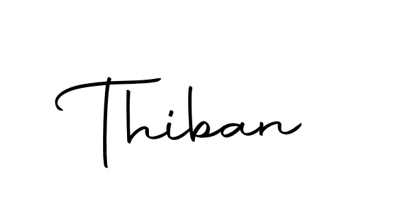 Use a signature maker to create a handwritten signature online. With this signature software, you can design (Autography-DOLnW) your own signature for name Thiban. Thiban signature style 10 images and pictures png