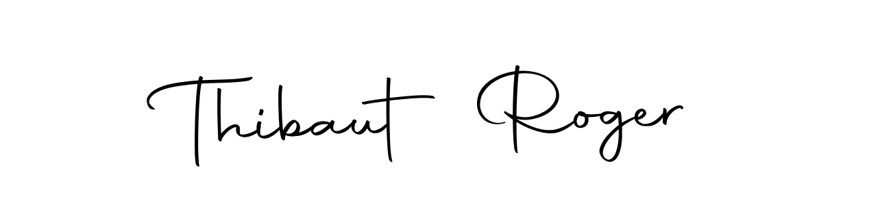 How to make Thibaut Roger name signature. Use Autography-DOLnW style for creating short signs online. This is the latest handwritten sign. Thibaut Roger signature style 10 images and pictures png