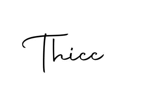 How to make Thicc name signature. Use Autography-DOLnW style for creating short signs online. This is the latest handwritten sign. Thicc signature style 10 images and pictures png