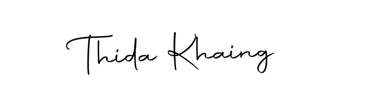 Similarly Autography-DOLnW is the best handwritten signature design. Signature creator online .You can use it as an online autograph creator for name Thida Khaing. Thida Khaing signature style 10 images and pictures png