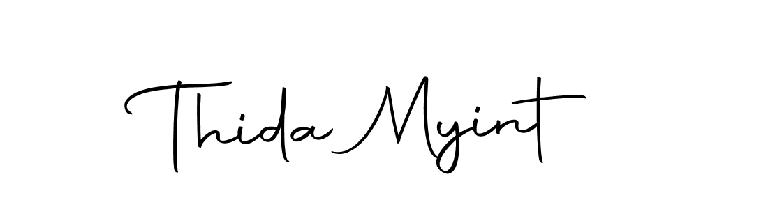 The best way (Autography-DOLnW) to make a short signature is to pick only two or three words in your name. The name Thida Myint include a total of six letters. For converting this name. Thida Myint signature style 10 images and pictures png