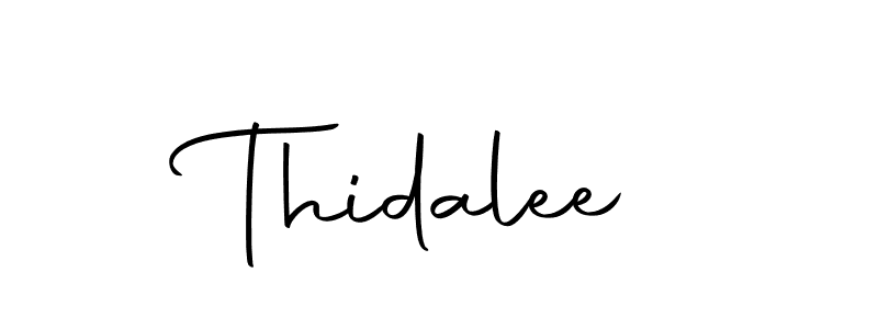 How to make Thidalee signature? Autography-DOLnW is a professional autograph style. Create handwritten signature for Thidalee name. Thidalee signature style 10 images and pictures png