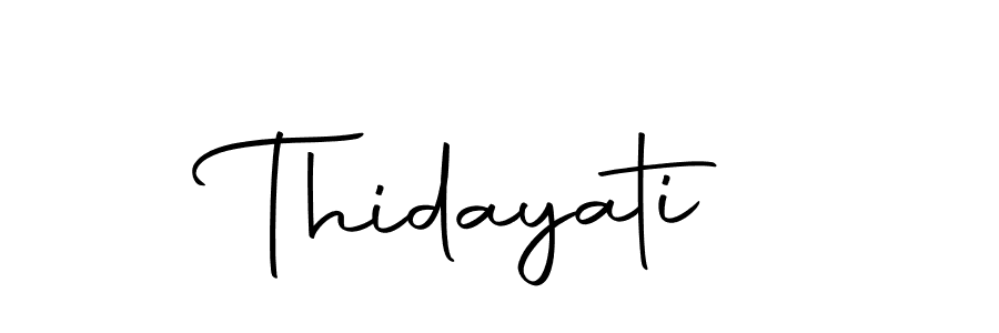 The best way (Autography-DOLnW) to make a short signature is to pick only two or three words in your name. The name Thidayati include a total of six letters. For converting this name. Thidayati signature style 10 images and pictures png