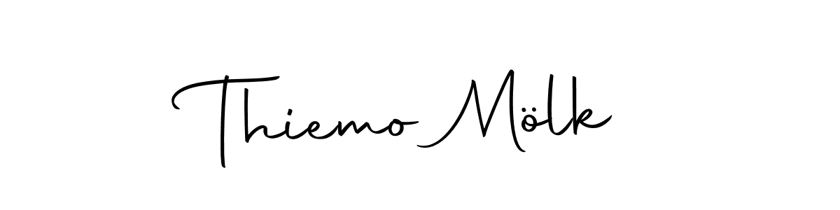 Create a beautiful signature design for name Thiemo Mölk. With this signature (Autography-DOLnW) fonts, you can make a handwritten signature for free. Thiemo Mölk signature style 10 images and pictures png