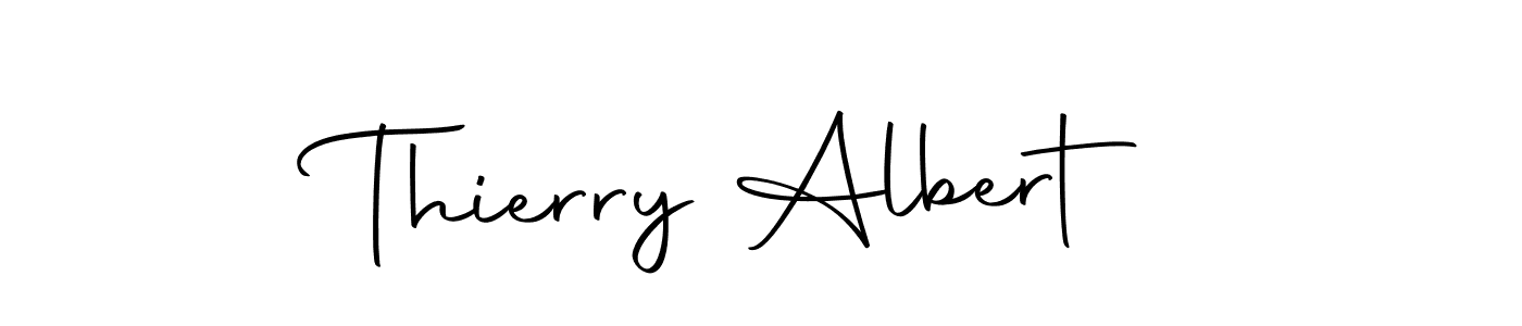 Similarly Autography-DOLnW is the best handwritten signature design. Signature creator online .You can use it as an online autograph creator for name Thierry Albert. Thierry Albert signature style 10 images and pictures png