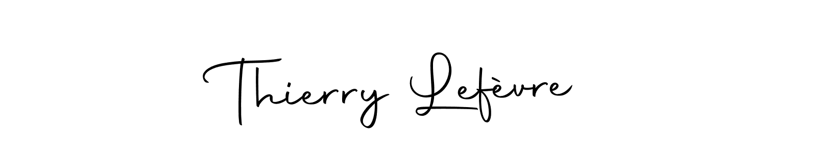if you are searching for the best signature style for your name Thierry Lefèvre. so please give up your signature search. here we have designed multiple signature styles  using Autography-DOLnW. Thierry Lefèvre signature style 10 images and pictures png
